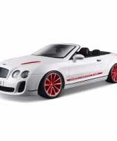 Feest modelauto bentley continental supersports cabrio 1 18
