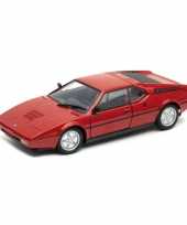 Feest modelauto bmw m1 1987 rood schaal 1 24 18 x 7 x 5 cm