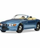 Feest modelauto bmw z3 james bond schaal 1 36 blauw 11 x 5 x 3 cm