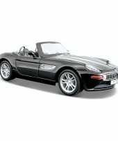 Feest modelauto bmw z8 zwart schaal 1 24 18 x 7 x 5 cm