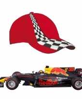 Feest modelauto max verstappen 1 43 met rode pet
