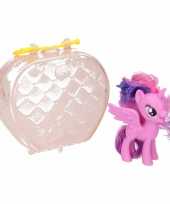 Feest my little pony paardje in tasje twilight sparkle 8 cm