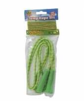 Feest neon groen springtouw en elastiek
