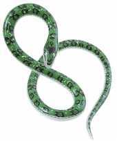 Feest opblaas slangen groen 152 cm
