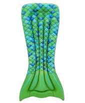 Feest opblaasbaar luchtbed zeemeermin staart groen 173 x 83 cm