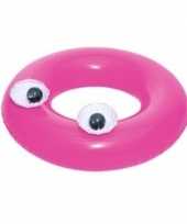 Feest opblaasbare zwemband roze 91 cm voor volwassenen