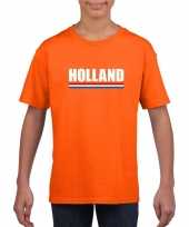 Feest oranje holland supporter shirt kinderen
