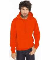 Feest oranje sweater trui hoodie voor heren