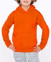 Feest oranje sweater trui hoodie voor meisjes