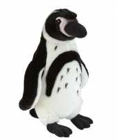 Feest pinguins speelgoed artikelen pinguin knuffelbeest zwart wit 32 cm