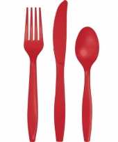 Feest plastic party bestek 48 delig