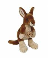 Feest pluche kangoeroe knuffel 22 cm