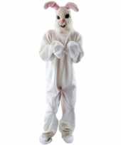 Feest pluche konijn kostuum voor volwassenen