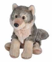 Feest pluche wolf knuffel 20 cm