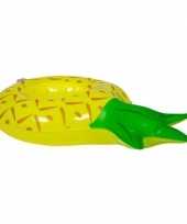 Feest poppen knuffel opblaas zwemband ananas 27 cm