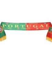 Feest portugese supporters sjaal 130 cm