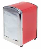 Feest rode servethouder 14 cm