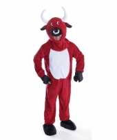 Feest rode stier kostuum voor volwassenen