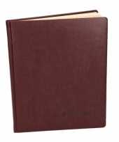 Feest rood notitieboek 27 cm
