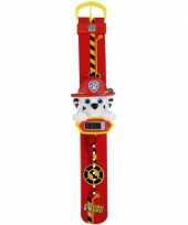 Feest rood paw patrol digitaal horloge marshall voor jongens meisjes