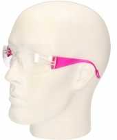 Feest roze vuurwerkbril veiligheidsbril voor kinderen