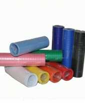 Feest serpentine versiering rollen babyroze 5 stuks