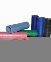 Feest serpentine versiering rollen zwart 5 stuks