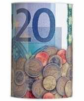 Feest spaarpot 20 euro biljet 10 x 15 cm