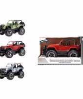Feest speelgoed gele jeep wrangler auto 27 5 cm