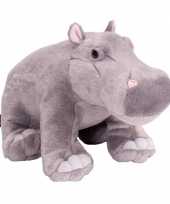 Feest speelgoed knuffel nijlpaard 30 cm