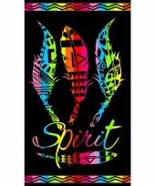 Feest strandlaken badlaken ibiza print color spirit 100 x 175 cm
