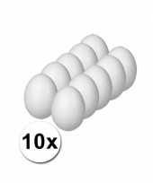 Feest styropor eieren 10 cm 10 stuks