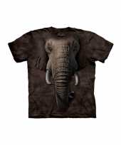Feest t-shirt voor kinderen met de afdruk van een olifant