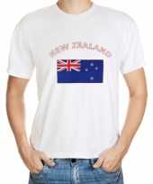 Feest t-shirts met vlag nieuw zeeland