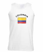 Feest tanktop met vlag colombia print