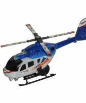 Feest thunder superior blauwe speel helikopter 21 cm
