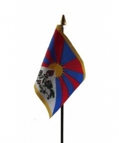Feest tibet vlaggetje met stokje