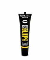 Feest uv lipgloss neon geel banaan