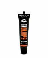 Feest uv lipgloss neon oranje manderijn