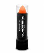 Feest uv lippenstift neon oranje