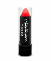 Feest uv lippenstift neon rood