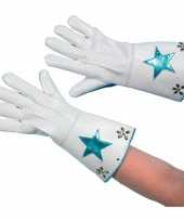 Feest vegas nepleren handschoenen wit