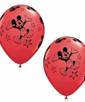 Feest verjaardag ballonnen van mickey mouse 6x