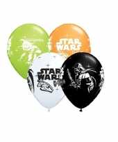 Feest verjaardag ballonnen van star wars 6x
