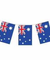 Feest vlaggenlijn australie 4 meter landen decoratie