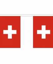Feest vlaggenlijnen zwitserland