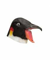 Feest vogel maskers pinguin kop