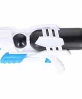 Feest waterpistool wit zwart 27 8 cm