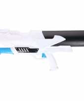 Feest waterpistool wit zwart 51 cm
