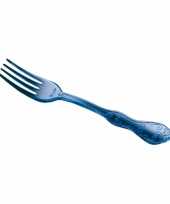 Feest weggooi vorken blauw 10 stuks